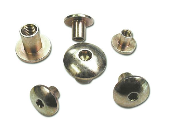 BORCHIA C/ESAGONO FILETTATO ZINC. M8