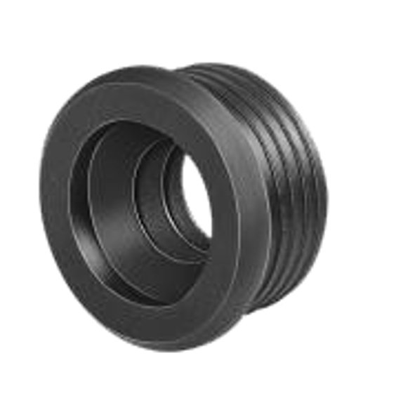 MORSETTO GOMMA NERO P/CURVA TECNICA 50x40