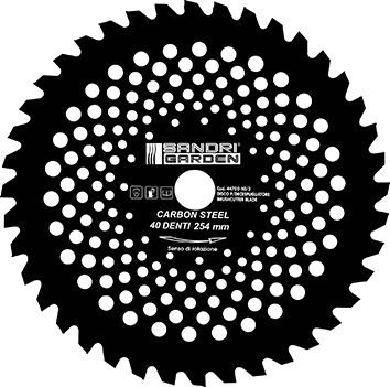 DISCO P/DECESPUGLIATORE 40 DENTI FORATO 255MM