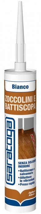 SIGILLANTE GM ZOCCOLINI E BATTISCOPA BIANCO 280ML