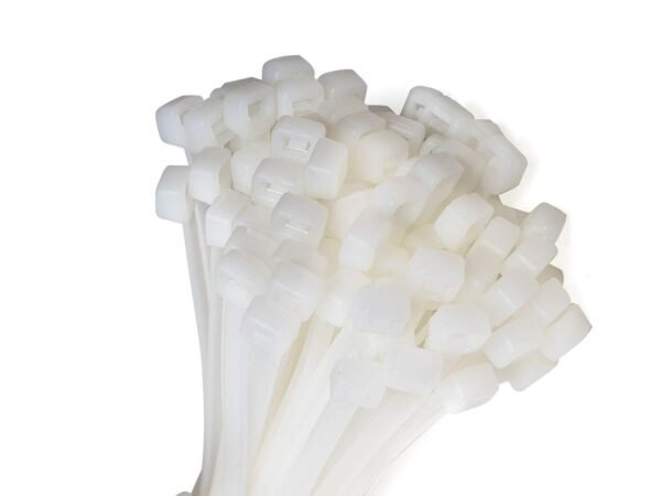 FASCETTE CABLAGGIO NYLON BIANCHE 100x2,5 100PZ