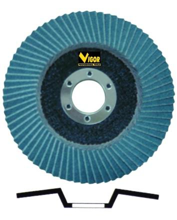 DISCO LAMELLARE ZIRCONIO FIBRA 115MM GRANA 40