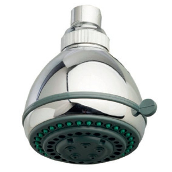 SOFFIONE GRETA ABS CROMATO 3 GETTI