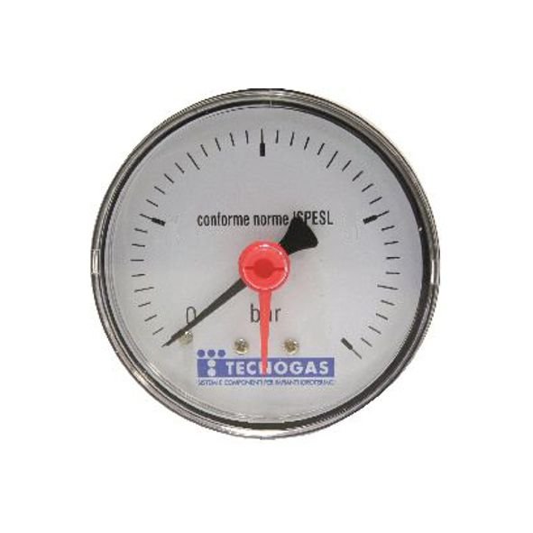 MANOMETRO C/ATTACCO POSTERIORE 1/8 D.50 0-10 BAR