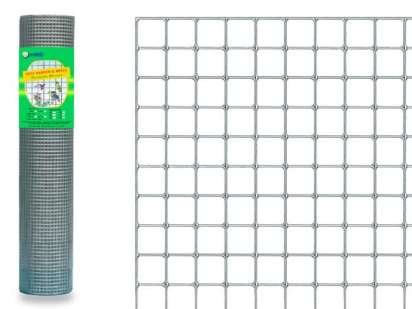 RETE "QUADRIVIA" ZINC. 12,7x12,7 60CM 25MT