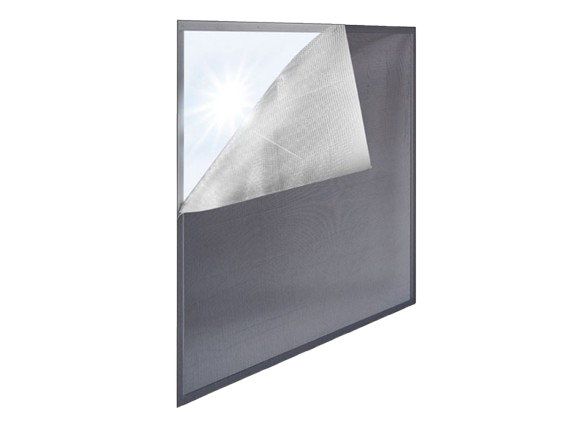 ZANZARIERA A STRAPPO NERA 130x150