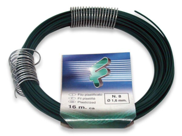 FILO PLASTICATO VERDE USI VARI 250GR N6 1,6MM