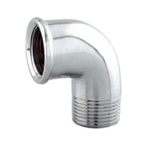 GOMITO OTTONE CROMATO MF 3/8