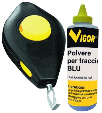 DISPOSITIVI TRACCIALINEE SET VIGOR CON POLVERE FILO 30 M