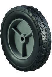 RUOTA PIENA P/CARRELLI PLASTICA 200MM F12