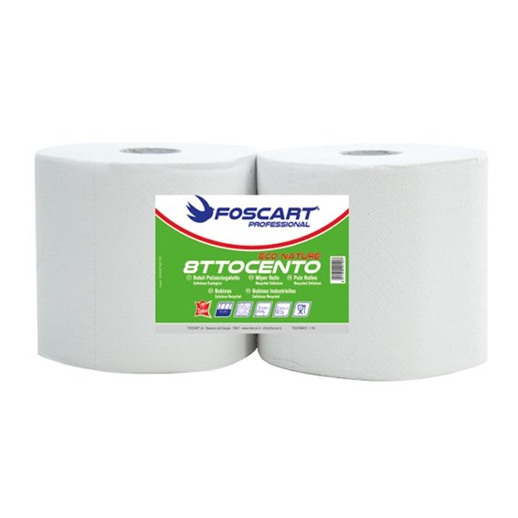 ROTOLO IN CELLULOSA ECO 2 VELI 800 STRAPPI