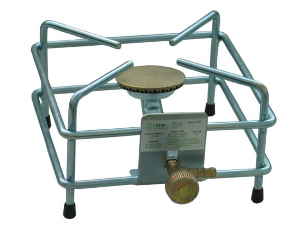 FORNELLONE IN FILO BRUCIATORE CROMATO 20x20 CM