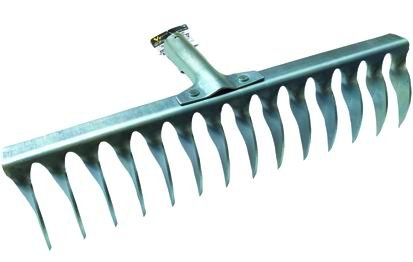 RASTRELLI ASSOLCATORI VIGOR ACCIAIO ZINCATO 14 DENTI