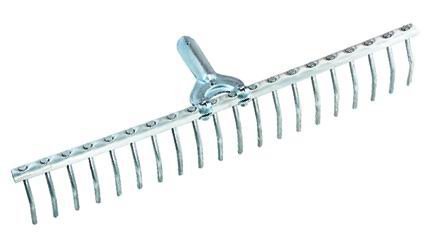 RASTRELLO REGOLABILE P/FIENO VIGOR ALLUMINIO 20 DENTI