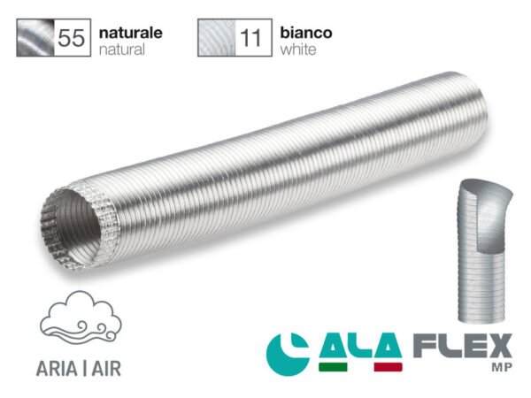 TUBO ALLUMIN NATURALE  FLESSIBILE  D10