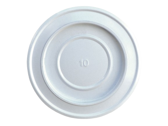 ROSONE IN LAMIERA BIANCO 12CM