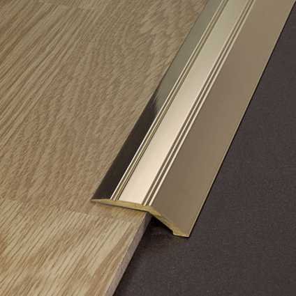 COPRISOGLIA P/PAVIMENTI C/DISLIVELLO OTTONE LUCIDO