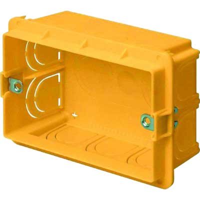 CASSETTA DA INCASSO 3 POSTI - 95x70x48 MM 15PZ