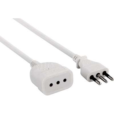 PROLUNGA LINEARE 16A 5 MT BIANCA