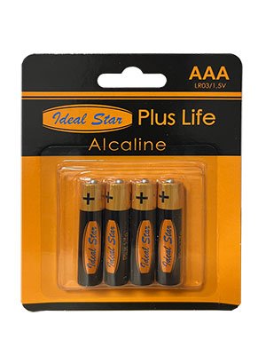 PILE 'PLUS LIFE' MINISTILO IDEAL STAR BL 4PZ