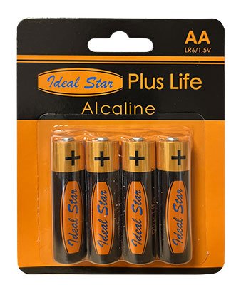 PILE 'PLUS LIFE' STILO IDEAL STAR BL 4PZ