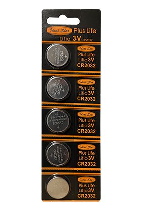 PILE A BOTTONE 'PLUS LIFE' 2032 IDEAL STAR BL 5PZ