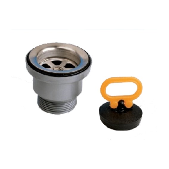 PILETTA UNIVERSALE LIRA S/TRO. PIENO x INOX 1.1/2"