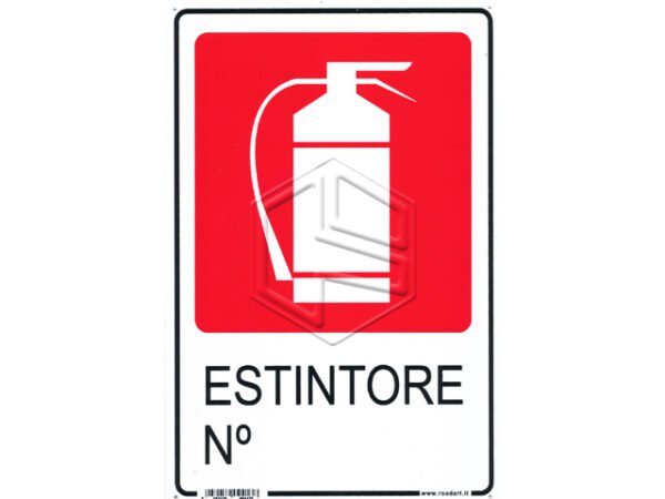 CARTELLO 30X20 ESTINTORE