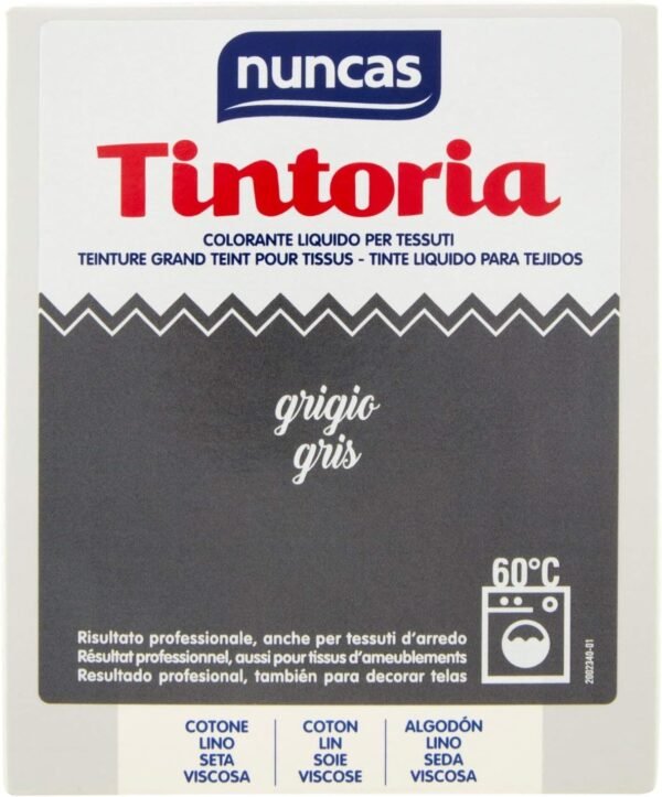 TINTORIA - COLORANTE PER TESSUTI GRIGIO 100ML