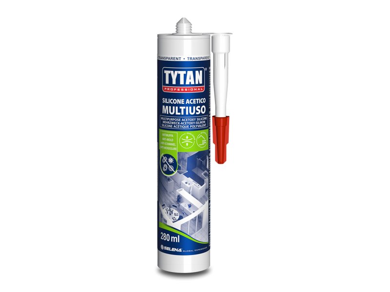 TYTAN SILICONE ACETICO GRIGIO 280ML