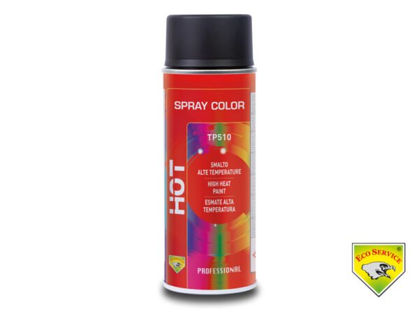 VERNICE SPRAY ECOSERVICE ALTA TEMPERATURA 600° NERO 400ML