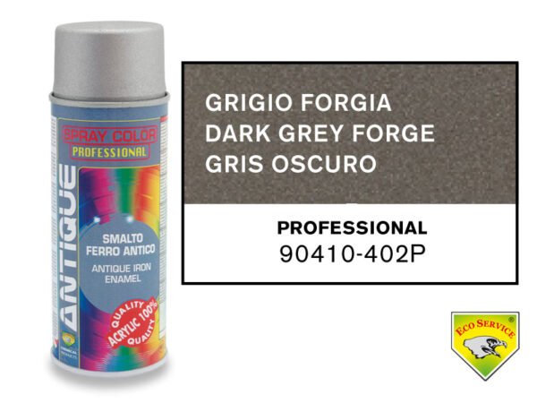 VERNICE ECOSERVICE EFFETTO SABBIATO ANTRACITE 400ML