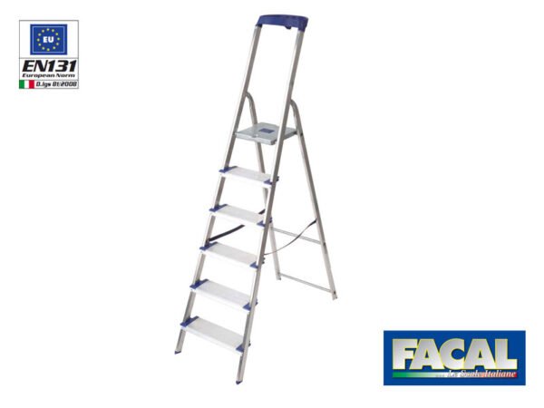 SCALA ALLUMINIO 8 GRADINI 120MM
