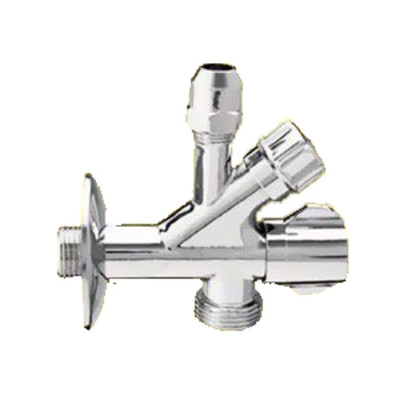 RUBINETTO SOTTOLAVELLO+LAVATRICE CROMATO 5 VIE