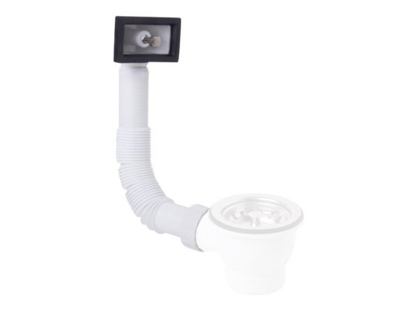 SCARICO P/TROPPO PIENO PVC RETRANGOLARE 63x39