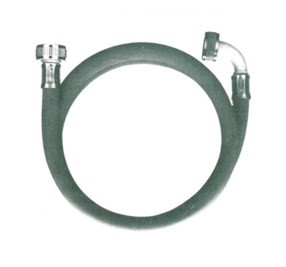 TUBO CARICO LAVATRICE C/CURVA 1,5MT