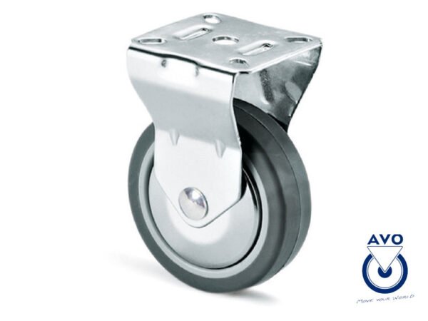 RUOTA TREKY220CH GIREVOLA C/PIASTRA FISSA 60MM