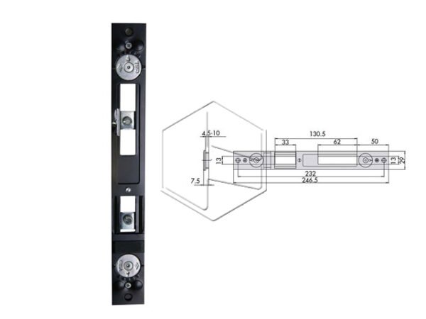 CISA 06463-84-0 CONTROPIASTRA MET REGOL