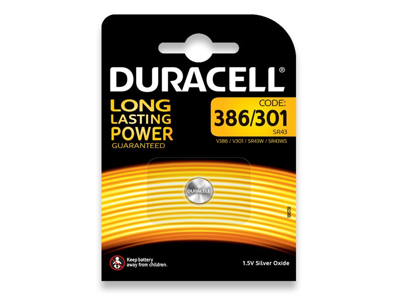 PILA DURACEL SPECIALISTICA 386/301