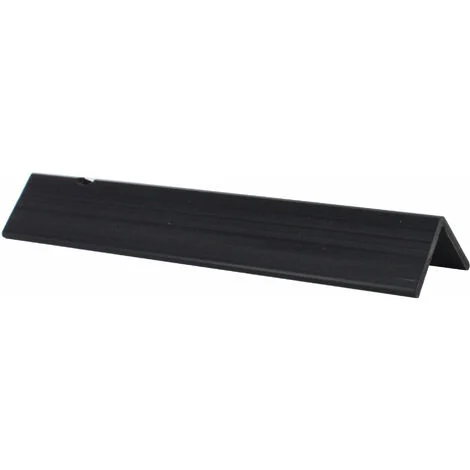 PARASPIGOLO CLASSICO PVC NERO 25x25x3000 MM
