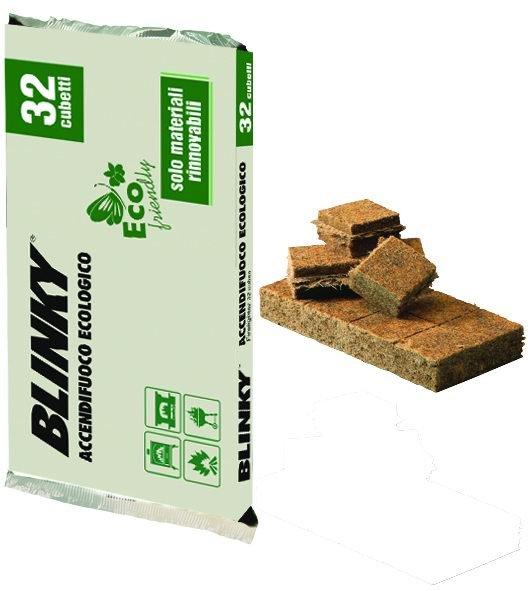 BLINKY ACCENDIFUOCO ECOLOGICO 32 CUBETTI