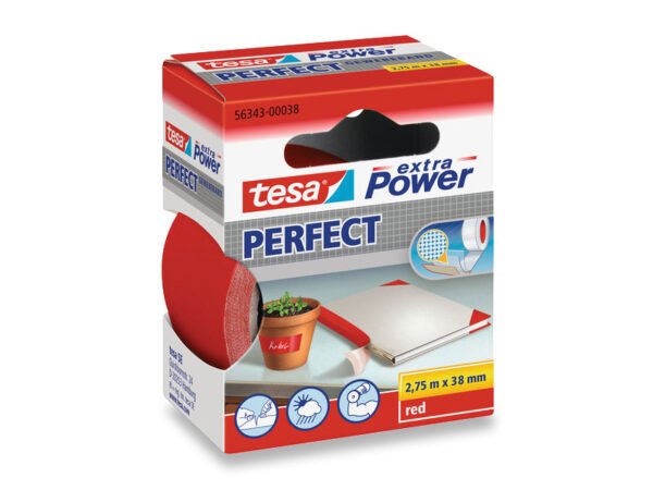 NASTRO TELATO TESA 38X2,7 ROSSO