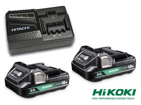 HIKOKI KIT ALIMENTAZIONE 18V BOOSTER PACK 2Ah