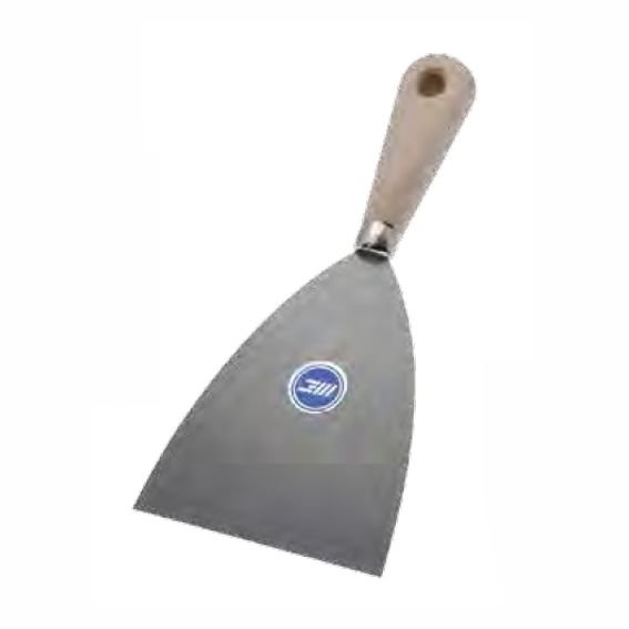 SPATOLA ACCIAIO C/MANICO LEGNO 40MM