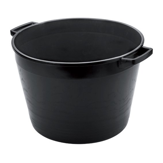 CASSA MACERIE TONDA 34x48MM NERA