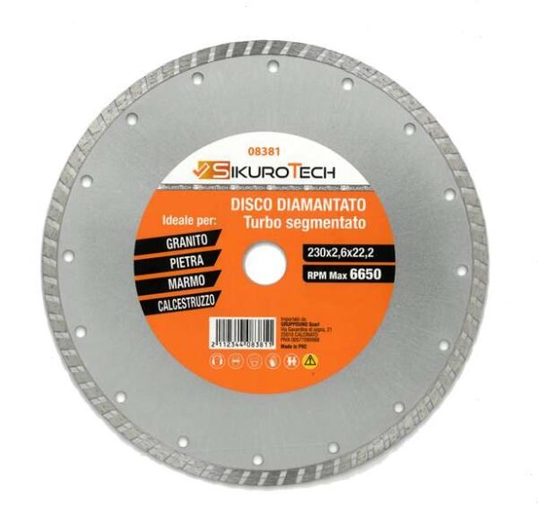DISCO DIAMANTATO UNIVERSALE S/FLANGIA 230MM