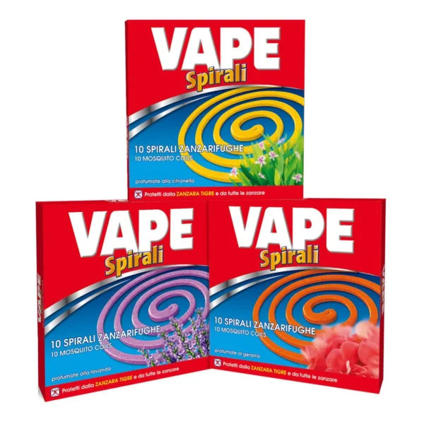 VAPE SPIRALI PROFUMATE ASSORTITE