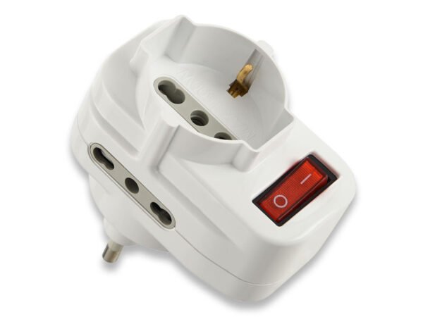 ADATTATORE TRI+SCH+INT 16A GIR