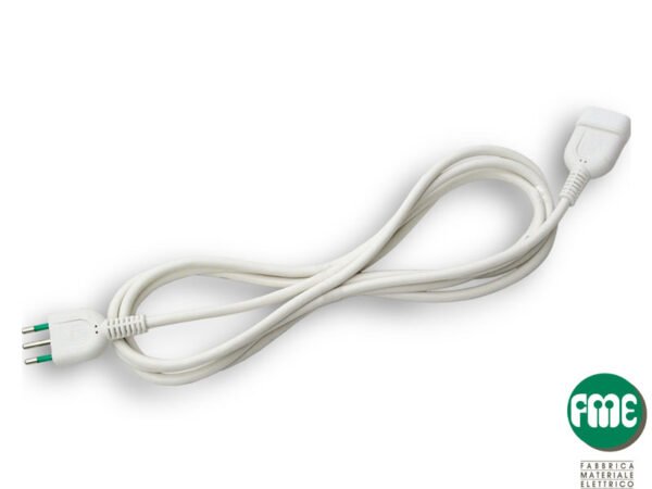 PROLUNGA LINEARE 16A 5M BIANCA