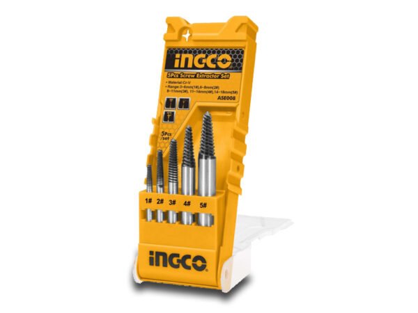 INGCO SET 5 ESTRATTORI CONICI